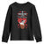 Valentine's Day Youth Sweatshirt My Frenchie Is My Valentine Cute French Bulldog Rose Heart TS09 Black Print Your Wear