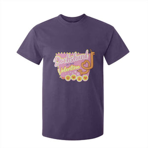 Valentine's Day T Shirt For Kid Dachshund Is My Valentine Cute Dog Heart TS09 Purple Print Your Wear