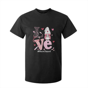 Valentine's Day T Shirt For Kid LOVE Nurse Squad Cute Gnome TS09 Black Print Your Wear