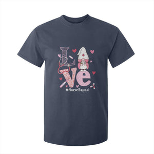 Valentine's Day T Shirt For Kid LOVE Nurse Squad Cute Gnome TS09 Navy Print Your Wear