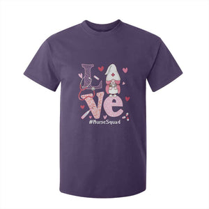 Valentine's Day T Shirt For Kid LOVE Nurse Squad Cute Gnome TS09 Purple Print Your Wear