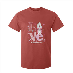 Valentine's Day T Shirt For Kid LOVE Nurse Squad Cute Gnome TS09 Red Print Your Wear