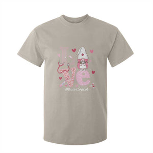 Valentine's Day T Shirt For Kid LOVE Nurse Squad Cute Gnome TS09 Sand Print Your Wear