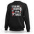 Valentine's Day Sweatshirt Stealing Hearts Like I Steal Bases Funny Baseball TS09 Black Printyourwear