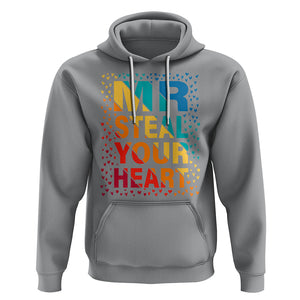 Valentine's Day Hoodie Mr Steal Your Heart Funny Rainbow Heart TS09 Sport Gray Printyourwear