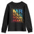 Valentine's Day Youth Sweatshirt Mr Steal Your Heart Funny Rainbow Heart TS09 Black Print Your Wear