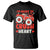 Valentine's Day T Shirt I Ready To Crush Hearts Monster Truck TS09 Black Printyourwear