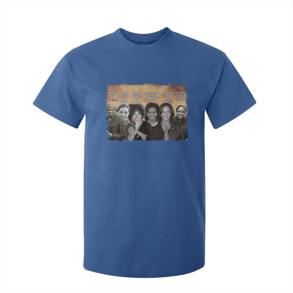 Black Women History T Shirt For Kid Harriet Led So Rosa Could Sit Black History TS09 Royal Blue Print Your Wear