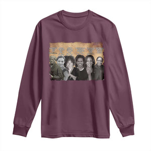 Black Women History Long Sleeve Shirt Harriet Led So Rosa Could Sit Black History TS09 Maroon Print Your Wear