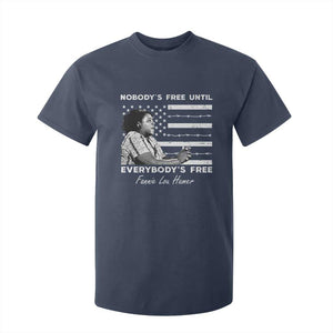 Fannie Lou Hamer T Shirt For Kid Nobody's Free Until Everybody's Free Black History TS09 Navy Print Your Wear