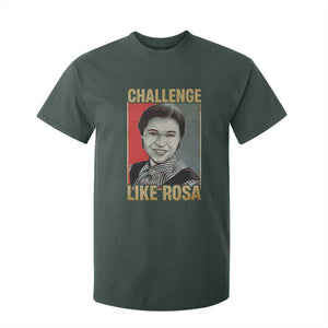 Rosa Parks T Shirt For Kid Challenge Like Rosa Black History TS09 Dark Forest Green Print Your Wear