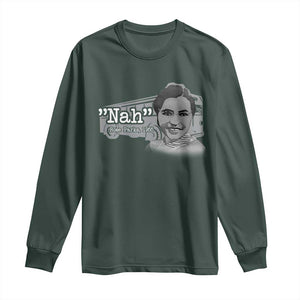 Nah Rosa Parks Long Sleeve Shirt Bus 1955 Black History Month TS09 Dark Forest Green Print Your Wear