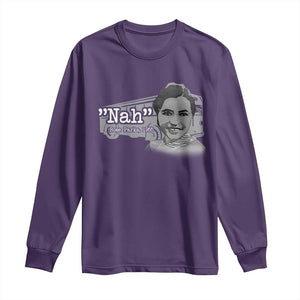 Nah Rosa Parks Long Sleeve Shirt Bus 1955 Black History Month TS09 Purple Print Your Wear