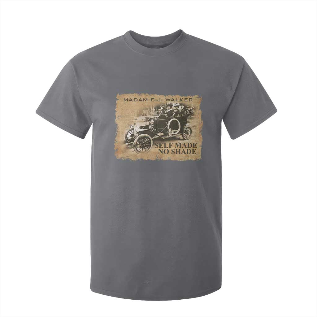 Madam C.J. Walker T Shirt For Kid Self Made No Shade Black History TS09 Charcoal Print Your Wear