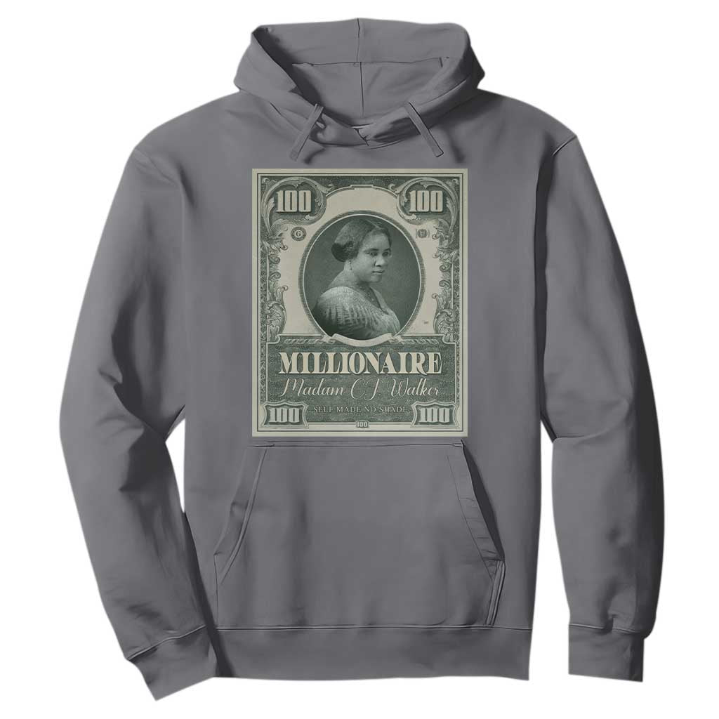 Madam C.J. Walker Hoodie Millionaire Black Women Pride TS09 Charcoal Print Your Wear