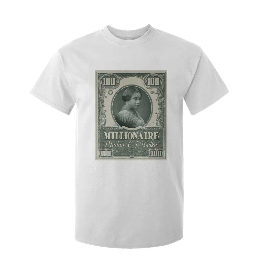 Madam C.J. Walker T Shirt For Kid Millionaire Black Women Pride TS09 White Print Your Wear