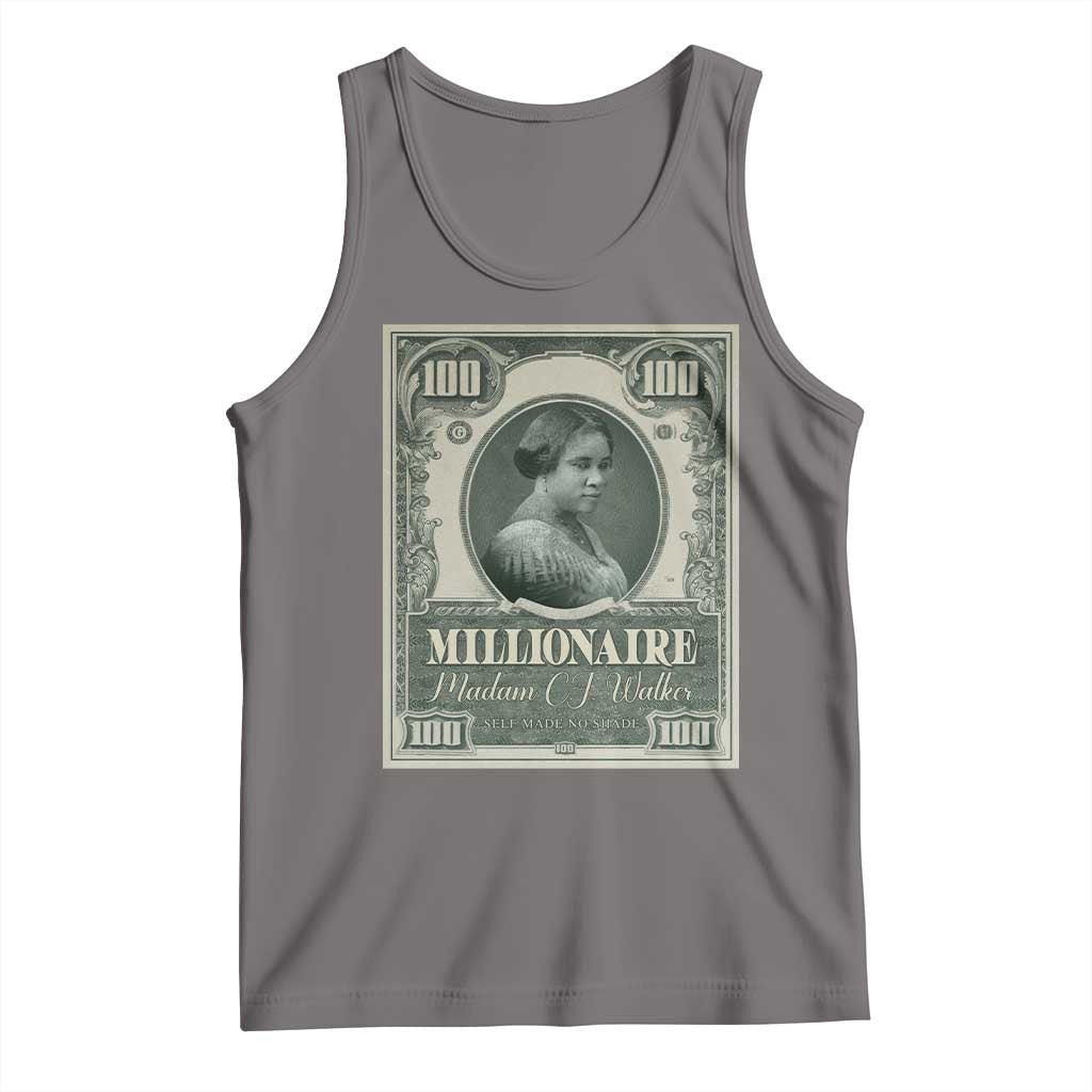 Madam C.J. Walker Tank Top Millionaire Black Women Pride TS09 Deep Heather Print Your Wear