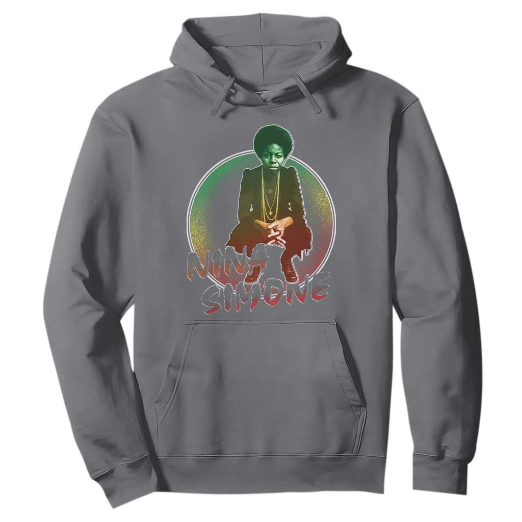 Nina Simone Hoodie Black Women History Pride TS09 Charcoal Print Your Wear