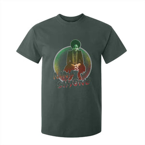 Nina Simone T Shirt For Kid Black Women History Pride TS09 Dark Forest Green Print Your Wear
