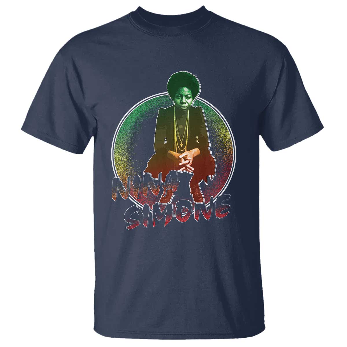 Nina Simone T Shirt Black Women History Pride TS09 Navy Print Your Wear