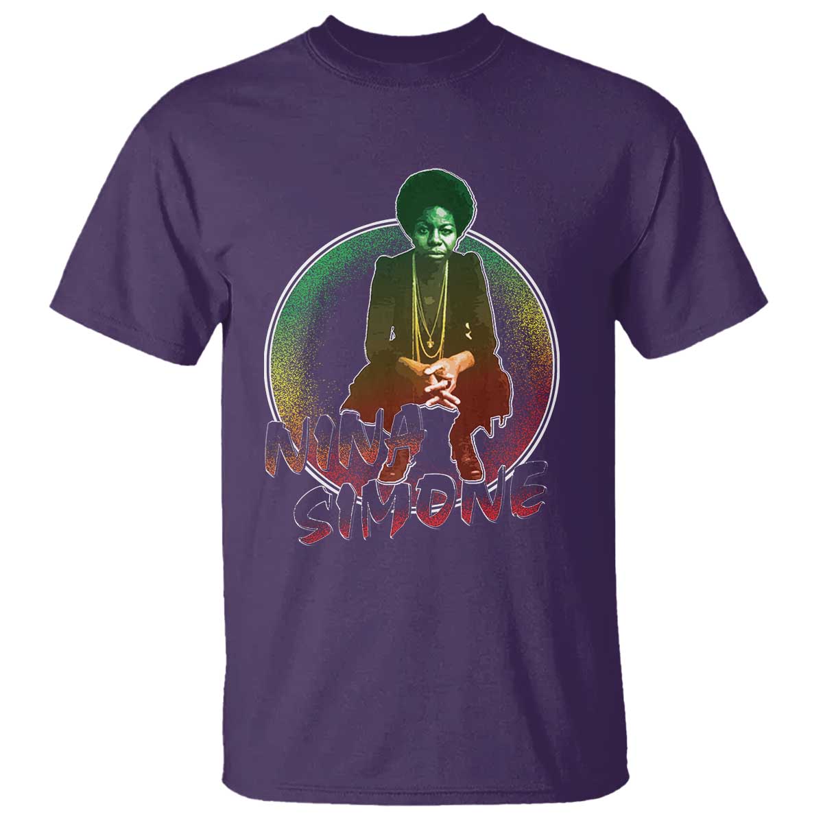 Nina Simone T Shirt Black Women History Pride TS09 Purple Print Your Wear