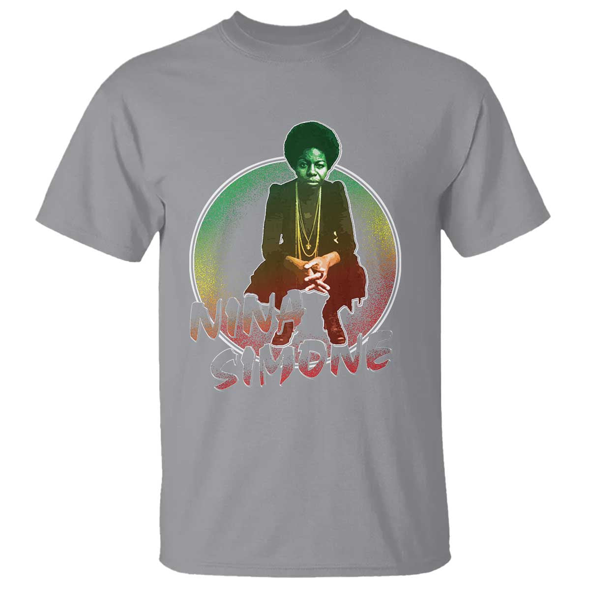 Nina Simone T Shirt Black Women History Pride TS09 Sport Gray Print Your Wear