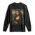 Black Mona Lisa Long Sleeve Shirt Melanin Pretty Aesthetic Black History TS09 Black Print Your Wear