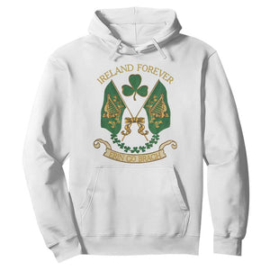 Irish Pride Hoodie Eirinn Go Brach Ireland Forever TS09 White Print Your Wear