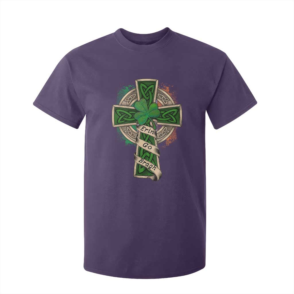 Irish Pride T Shirt For Kid Eirinn Go Brach Ireland For Ever TS09 Purple Print Your Wear