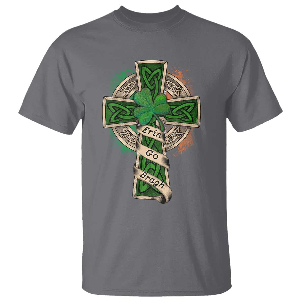 Irish Pride T Shirt Eirinn Go Brach Ireland For Ever TS09 Charcoal Print Your Wear