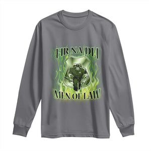 Patriotic Irish Pride Long Sleeve Shirt Fir Na Dli Men Of Law TS09 Charcoal Print Your Wear