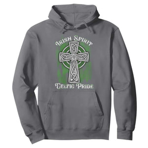 Irish Spirit Celtic Pride Hoodie TS09 Charcoal Print Your Wear