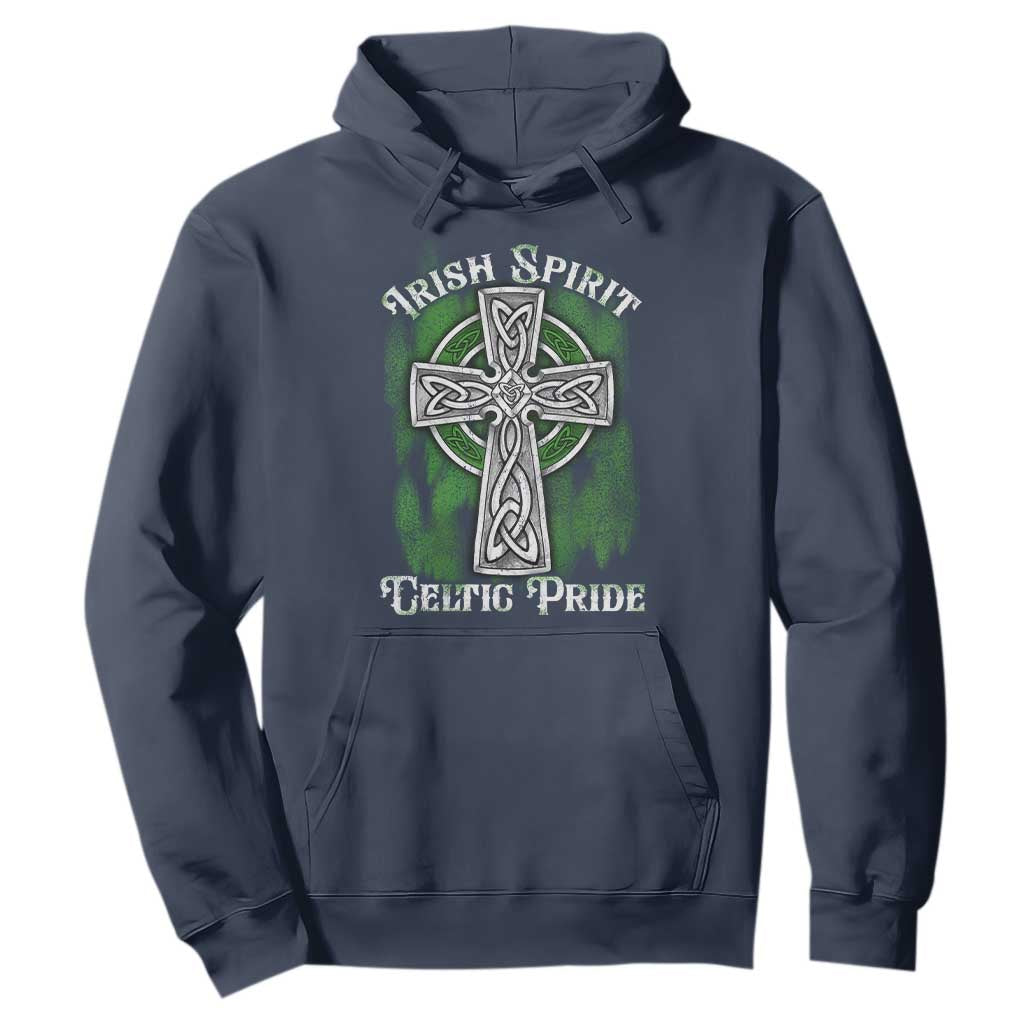 Irish Spirit Celtic Pride Hoodie TS09 Navy Print Your Wear