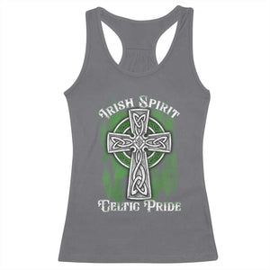 Irish Spirit Celtic Pride Racerback Tank Top TS09 Charcoal Print Your Wear