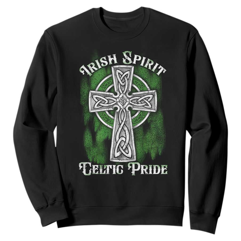 Irish Spirit Celtic Pride Sweatshirt TS09 Black Print Your Wear