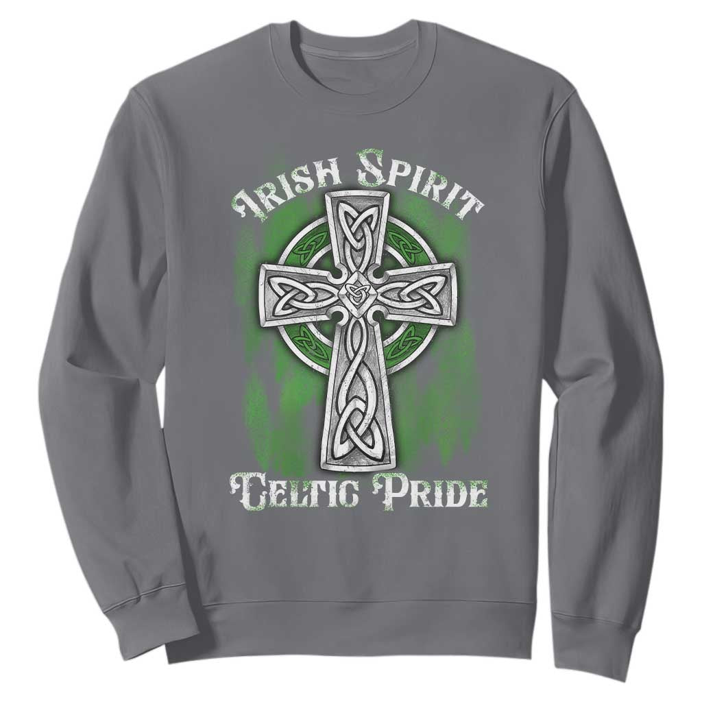 Irish Spirit Celtic Pride Sweatshirt TS09 Charcoal Print Your Wear