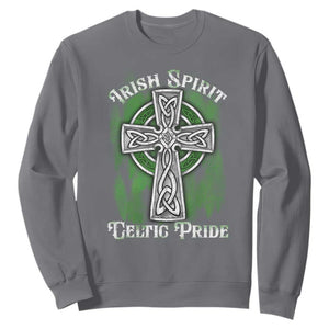 Irish Spirit Celtic Pride Sweatshirt TS09 Charcoal Print Your Wear