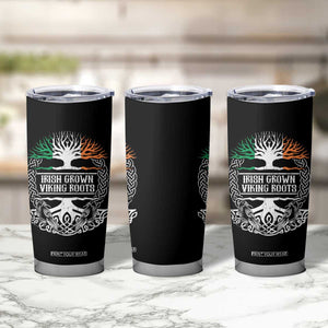 Irish Viking Tumbler Cup Irish Grown With Viking Roots TS09 Print Your Wear