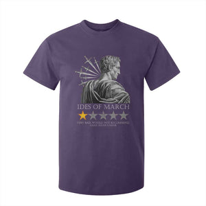 Julius Caesar T Shirt For Kid Ides Of March Very Bad Would Not Recommend TS09 Purple Print Your Wear