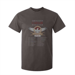 Julius Caesar World Tour T Shirt For Kid SPQR Roman History TS09 Dark Chocolate Print Your Wear