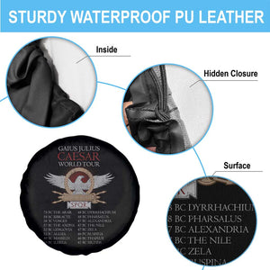 Julius Caesar World Tour Spare Tire Cover SPQR Roman History TS09 Print Your Wear