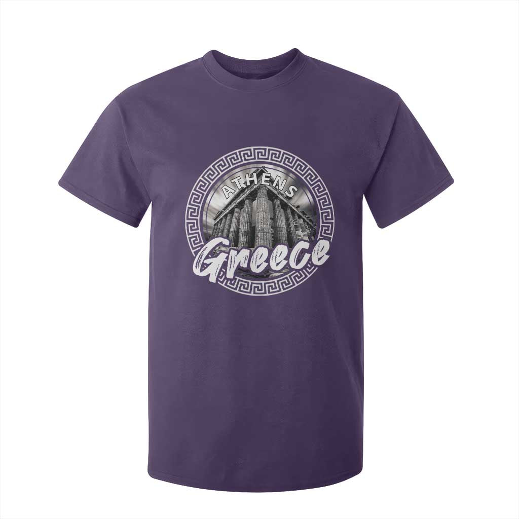 Greece Athens Parthenon Acropolis T Shirt For Kid TS09 Purple Print Your Wear