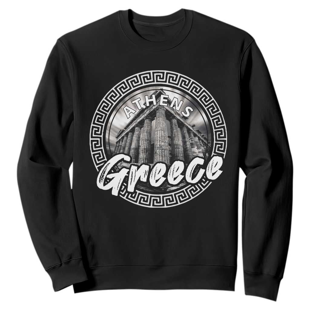 Greece Athens Parthenon Acropolis Sweatshirt TS09 Black Print Your Wear