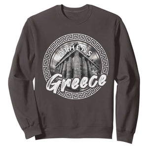 Greece Athens Parthenon Acropolis Sweatshirt TS09 Dark Chocolate Print Your Wear