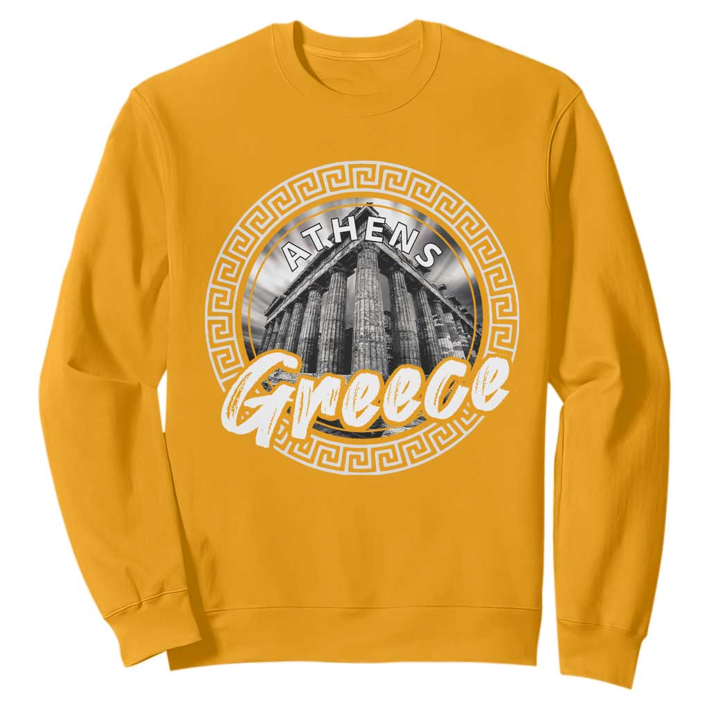 Greece Athens Parthenon Acropolis Sweatshirt TS09 Gold Print Your Wear