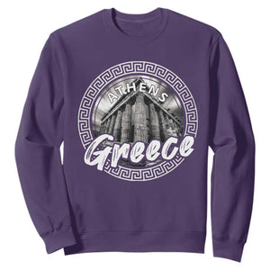 Greece Athens Parthenon Acropolis Sweatshirt TS09 Purple Print Your Wear