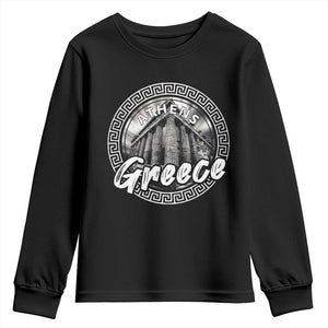 Greece Athens Parthenon Acropolis Youth Sweatshirt TS09 Black Print Your Wear