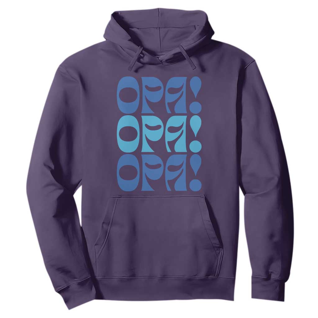 Greek Oops Opa Hoodie TS09 Purple Print Your Wear