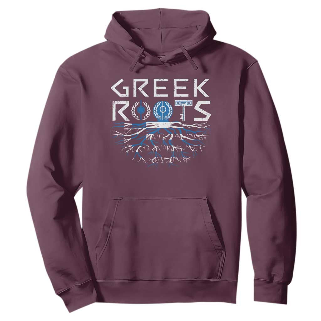 Greek Roots Pride Hoodie TS09 Maroon Print Your Wear