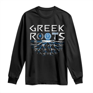 Greek Roots Pride Long Sleeve Shirt TS09 Black Print Your Wear